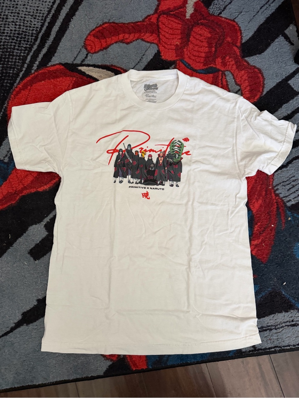Primitive White Naruto Graphic Tee